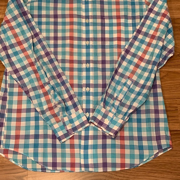 J.Crew Multi Color Striped Casual Dress Shirt Sz M - Picture 4 of 5